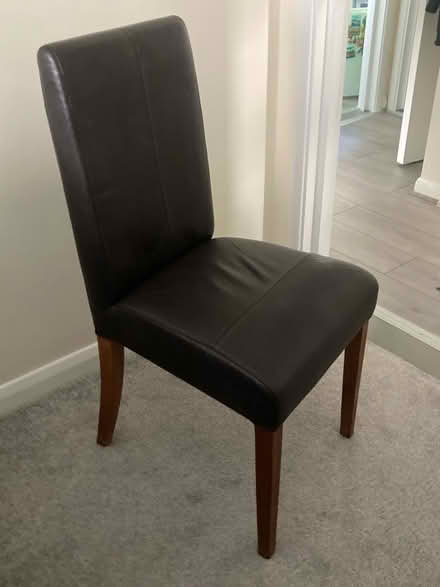 Photo of free Single dining chair leather effect (Bognor Regis PO21) #1