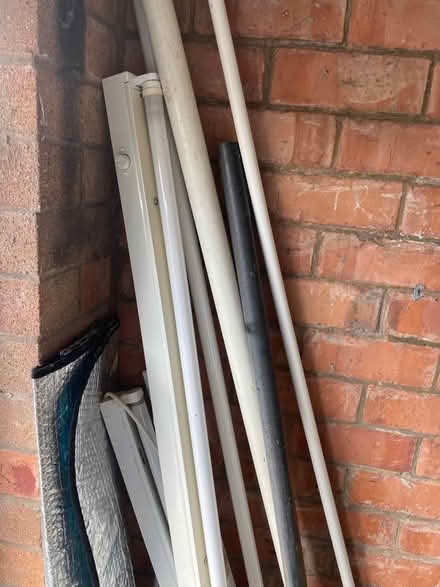 Photo of free florescent and plastic pipes (Denton) #1