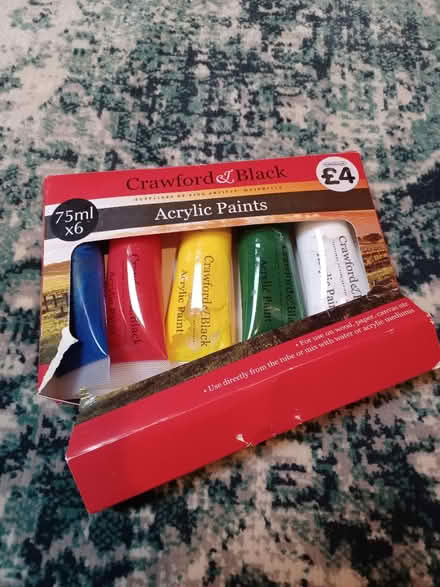 Photo of free Old acrylic paints (Cheltenham GL51) #1