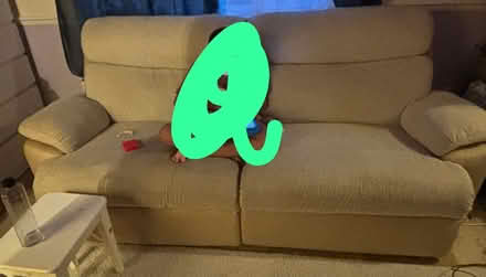 Photo of free Electric armchair and 3 seater sofa (Rm17 6qr) #2