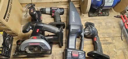 Photo of free Craftsman battery powered tool set (Belmont - Sunnyslope Ave) #1