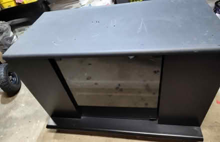 Photo of free Glass front wheeled tv stand (Downers Grove) #2