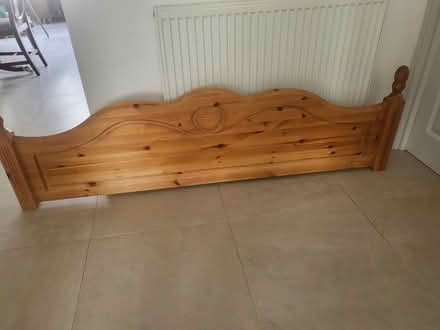 Photo of free Solid pine super king headboard (Ninfield TN33) #1