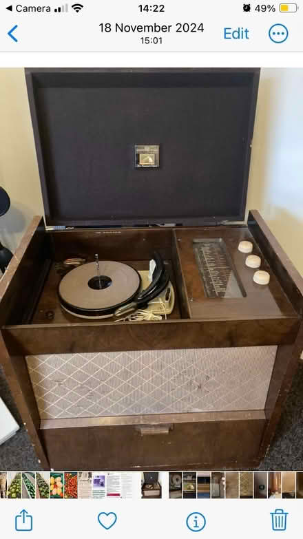 Photo of free Vintage Record player (Derby DE23) #2