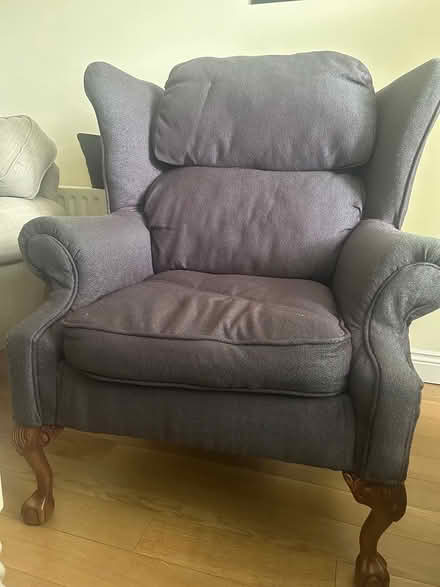 Photo of free Winged Queen Ann armchair (Glenageary) #1