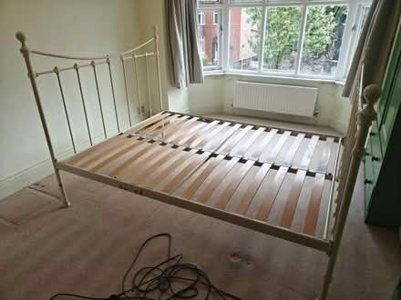 Photo of free Kingsize bed, slightly cracked (Whalley Range, M16) #1