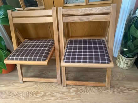 Photo of free Pair of folding chairs (Hoddesdon, EN11) #1