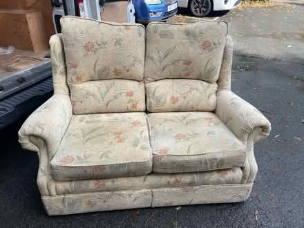 Photo of free 2 seater sofa and 2 armchairs (Wallisdown) #2