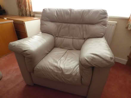 Photo of free Leather Settee and Armchair (Kempston MK42) #2