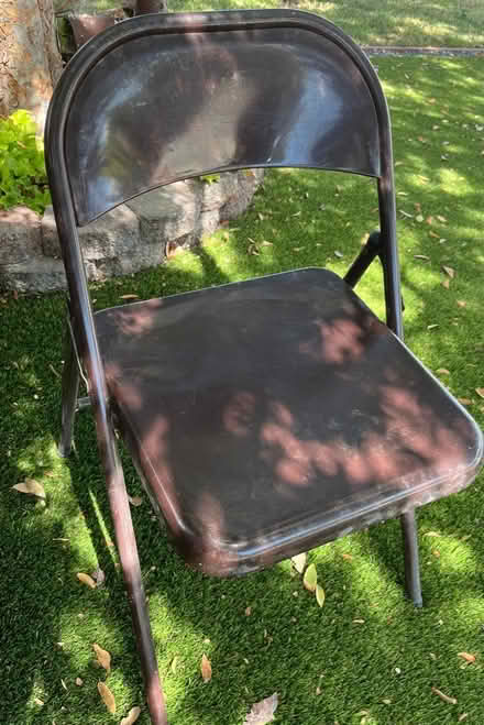 Photo of free 6 Metal Folding Chairs (Redwood City) #1