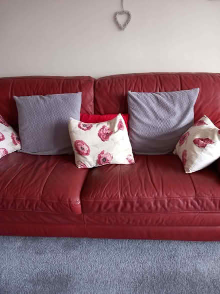 Photo of free leather three piece (Spixworth NR10) #2