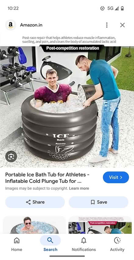 Photo of free inflatable ice recovery tub (Birmingham B29) #1