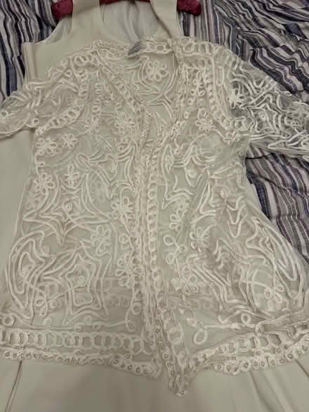 Photo of free Sz 22 White dress and lace cardigan (Ashford TW15) #2