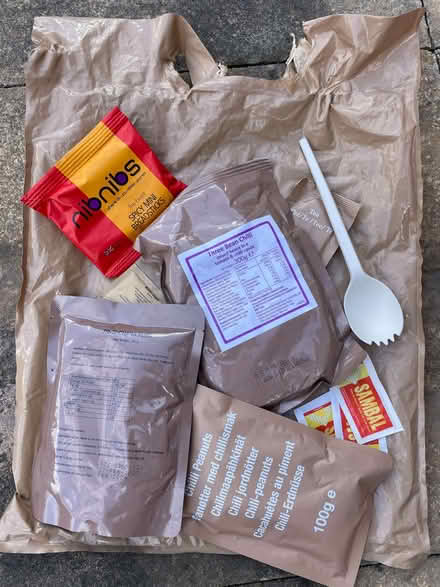 Photo of free Army rations (Barrow nr Whalley BB7) #1