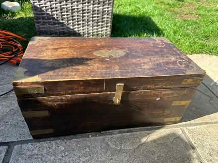 Photo of free Ornamental heavy duty wooden chest (Woodley RG5) #1