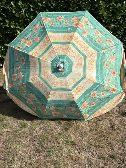 Photo of free Yellow and Green Garden Parasol (DA5) #2