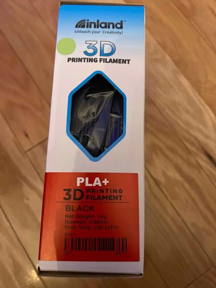 Photo of free Inland Black PLA+ 2.85mm Filament (Upper Arlington) #1