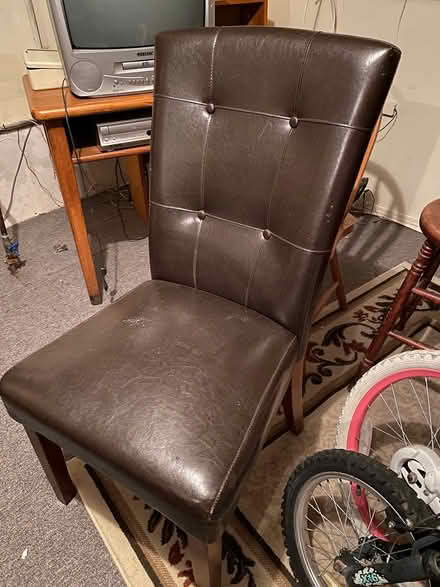 Photo of free Dining room chairs (Bank/hunt club) #1