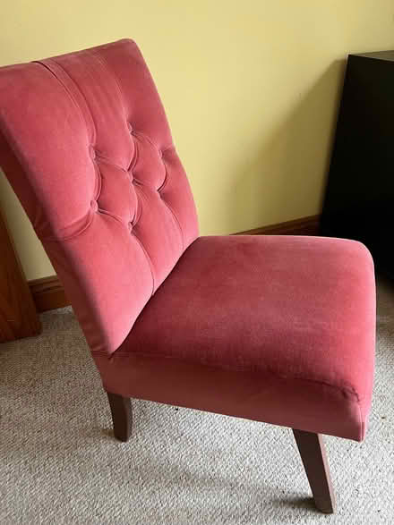 Photo of free Small velvet chair (Murton SA3) #1