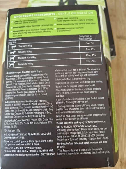 Photo of free Dog Food Grain free x 2 (Fiveways Brighton) #2