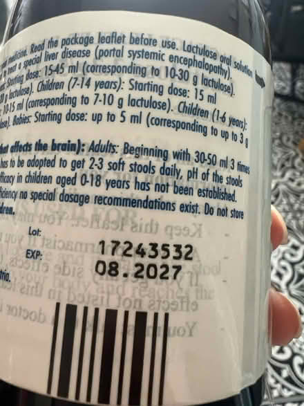 Photo of free Lactulose (W12) #3
