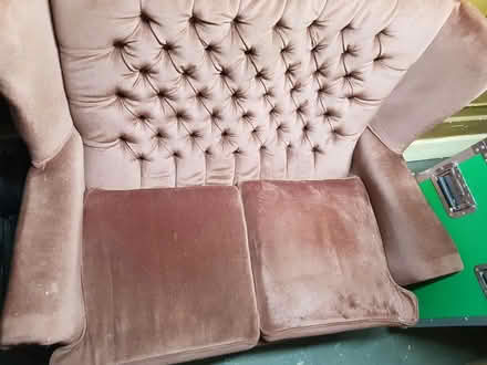 Photo of free Wing back chair and 2 seater sofa (Streatham SW16) #2