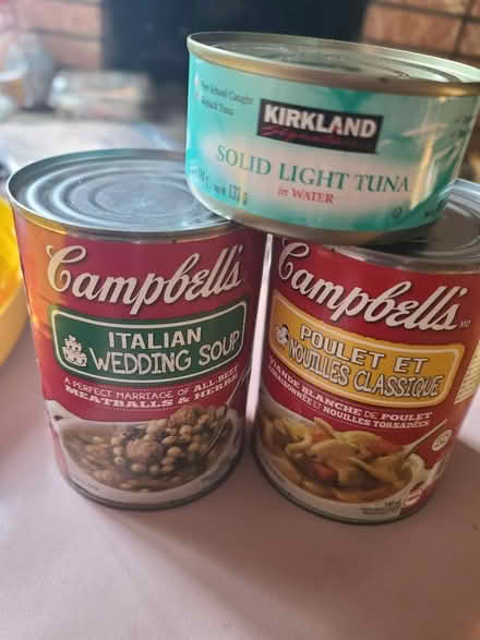 Photo of free Canned food bagfull (Mississauga Ontario Canada) #1