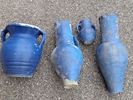 Photo of free 4 Garden Ornamental pots (Headless Cross B98) #1