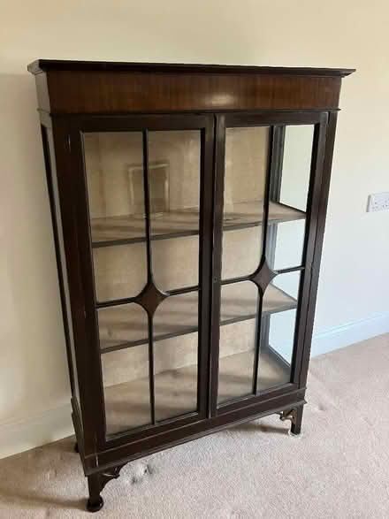 Photo of free Display cabinet wity key (Wigston LE18) #1