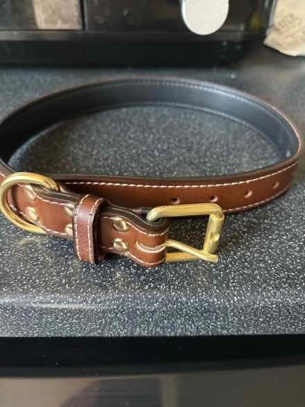 Photo of free Brown leather dog collar (Moulsecoomb BN2) #1