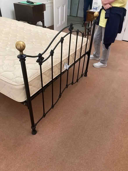 Photo of free Metal bed and mattress (Bn21 4NH) #3