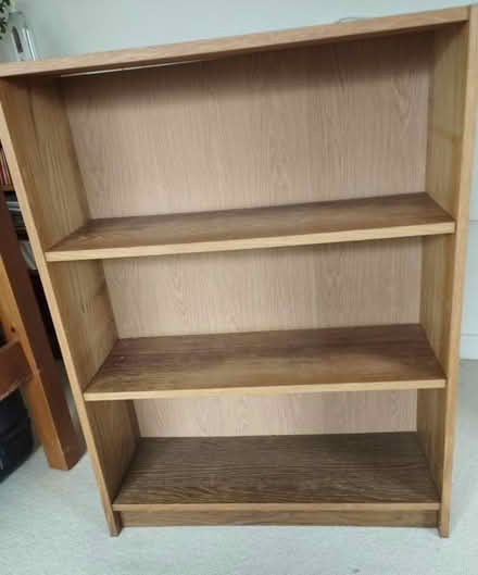 Photo of free IKEA Billy bookcase, oak veneer (Thorpe Bay SS1) #1
