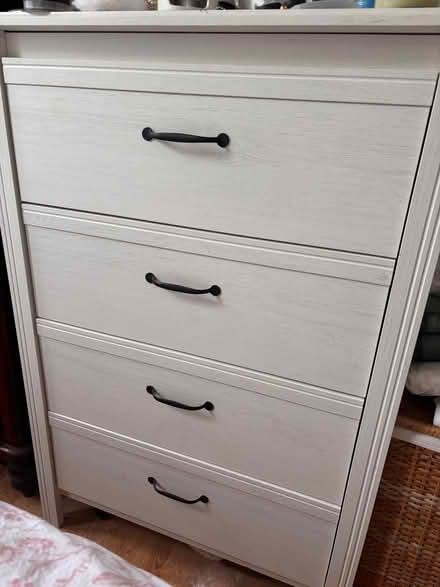 Photo of free IKEA Brusali 4 drawer chest of drawers (Fulham Palace Rd SW6) #1