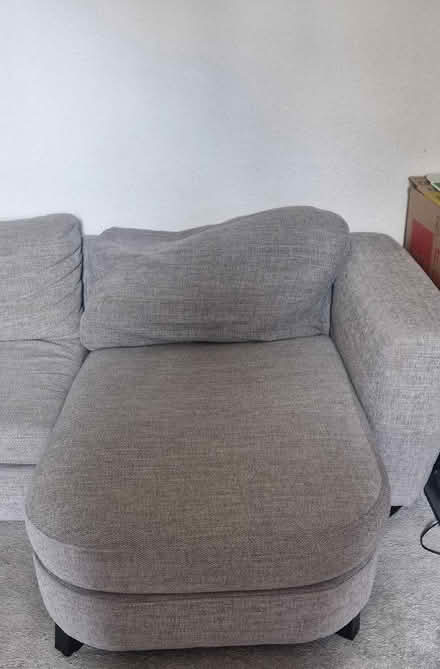 Photo of free DFS Macy Grey 4 Seater sofa with Lounger (Silsden BD20) #2
