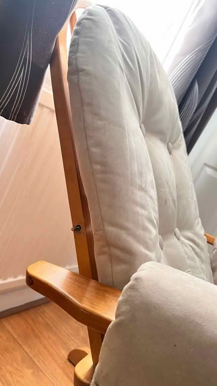 Photo of free Rocking Nursing chair & footstool (Kempston) #4