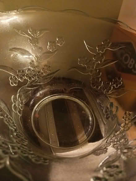 Photo of free Glass punch bowl (Kingsley Park) #2