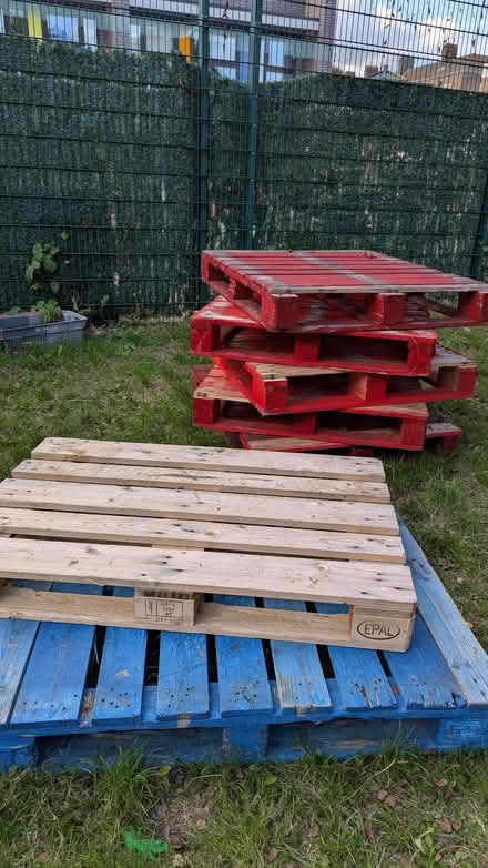 Photo of free Wooden pallets in White City (Loftus Road W12) #1