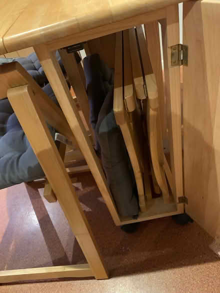 Photo of free Fold up dining table (Hemingford PE27) #2
