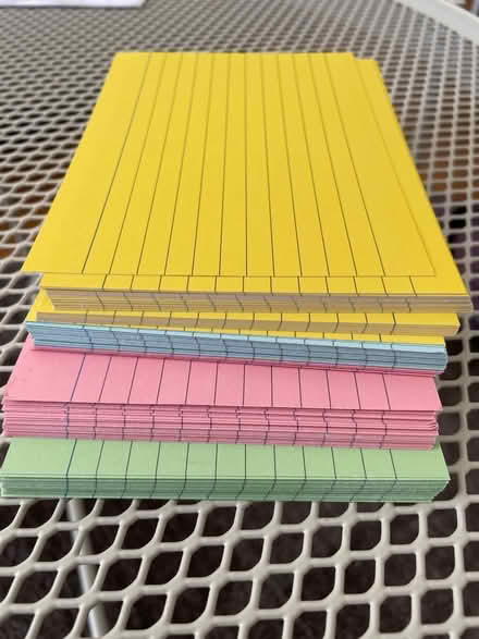 Photo of free Rexel / prompt cards (Golden Green TN11) #1