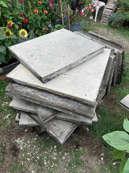 Photo of free 24 off 600x600x50mm paving slabs (Petersfield) #1