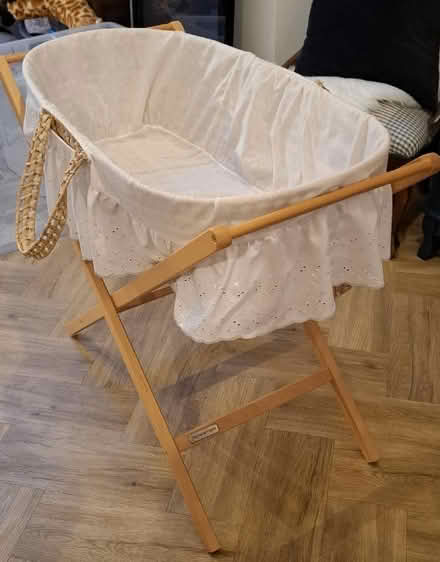 Photo of free Moses basket and stand (Boughton Monchelsea ME17) #3