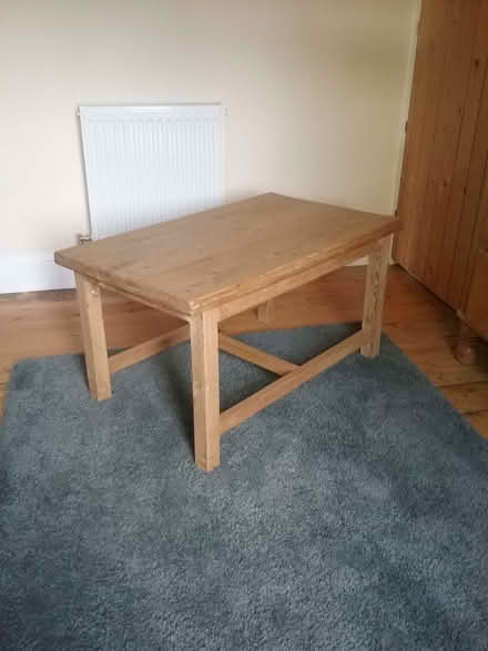 Photo of free Coffee table, stripped pine (Wrenbury CW5) #1