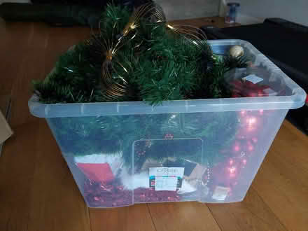 Photo of free Xmas tree and decorations (Finsbury Park N7) #4