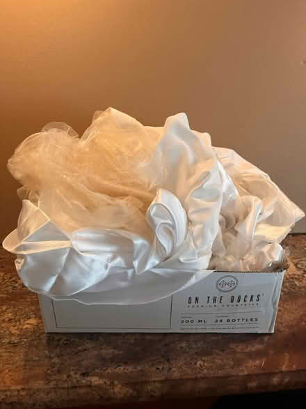 Photo of free Poly satin & sparkly toile fabric (Montrose) #1