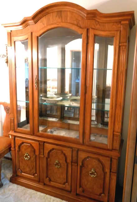 Photo of free Thomasville wood china cabinet (Loyal Heights) #2