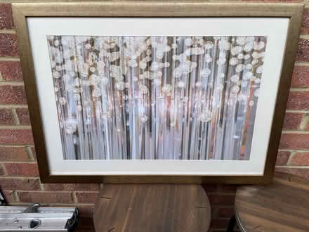 Photo of free Pine mirror, gold frame print (Chineham) #1