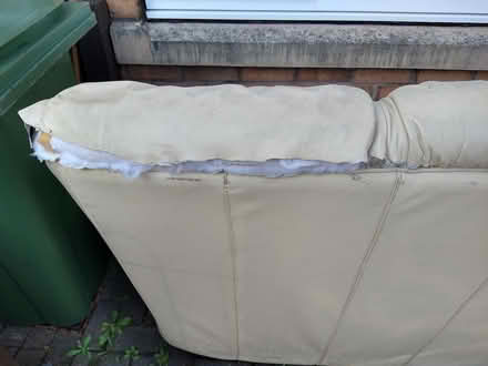 Photo of free 3 seater leather sofa (BD3, Barkerend) #3