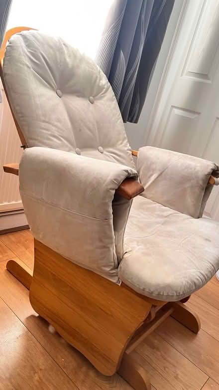 Photo of free Rocking Nursing chair & footstool (Kempston) #1