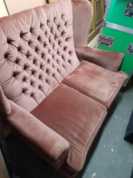 Photo of free Wing back chair and 2 seater sofa (Streatham SW16) #1