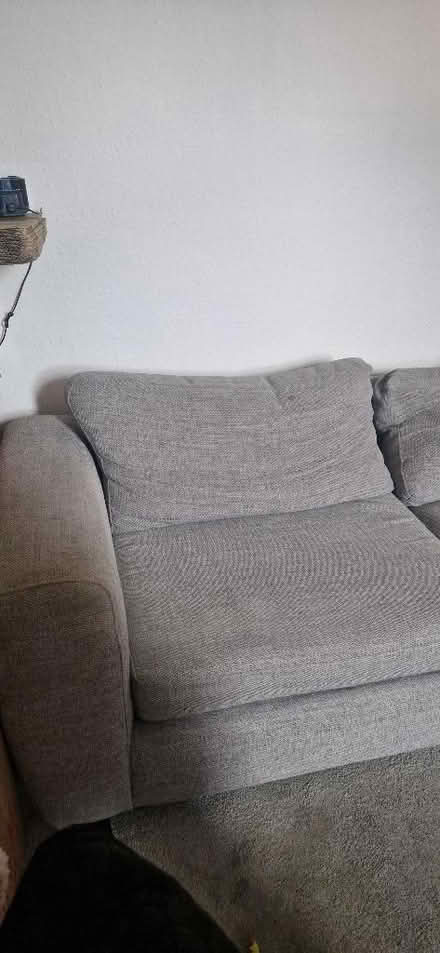 Photo of free DFS Macy Grey 4 Seater sofa with Lounger (Silsden BD20) #4